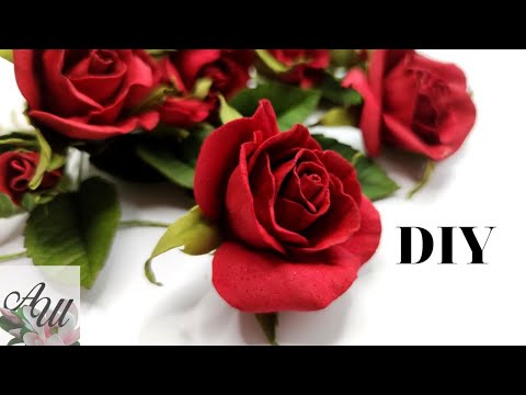 Видео: Реалістична троянда із фоамірану без молда 🌸 Realistic roses from foamiran / DIY / 🌸🌸🌸🌸🌸