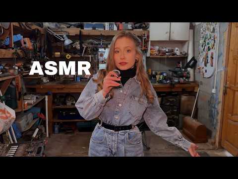 Видео: АСМР В БАТИНОМ ГАРАЖЕ 🍍 | ASMR IN DAD'S GARAGE 🔥