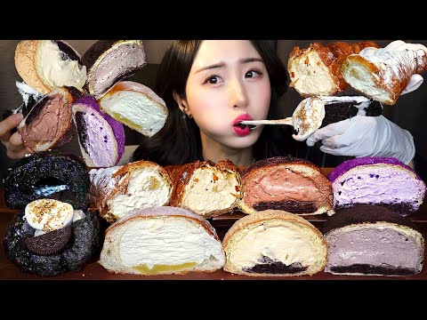 Видео: 🥐 Больше печенья Сливочный хлеб АSMR МукбангㅣОрео Шоколад Круассан ДесертㅣDessert Mukbang