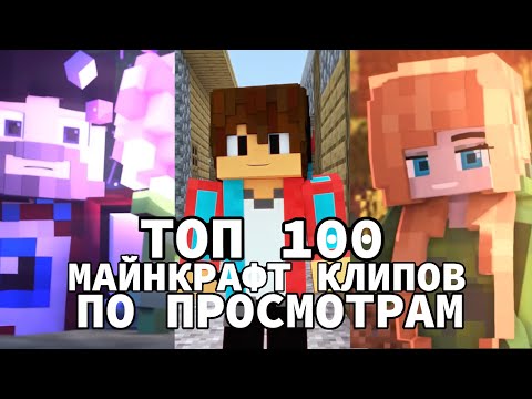 Видео: Топ 100 СНГ МАЙНКРАФТ Клипов по Просмотрам