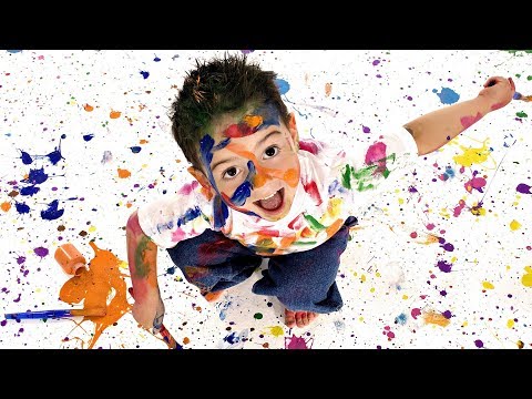 Видео: ИНТЕРЕСНО о способах нанесения масляной краски на холст разными предметами. Художник Ревякин.