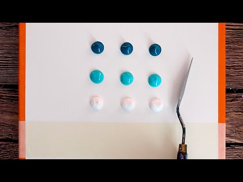 Видео: ☀️ Раскраски Ясный день | Расслабляющая картина акрилом #318