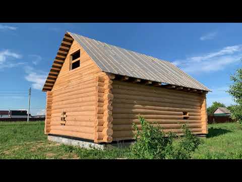 Видео: Сруб дома 7*9 за 600 тыс
