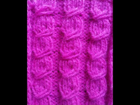 Видео: Как связать имитацию косы. Узоры спицами. Вязание с нуля. Вяжем вместе.