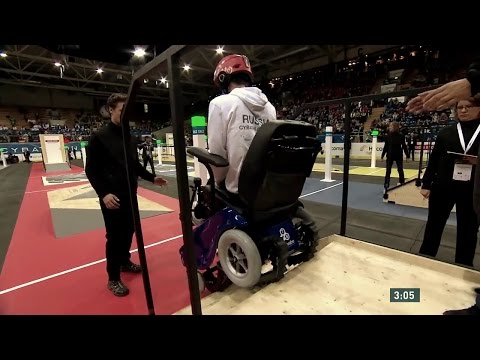 Видео: Команда Caterwil на международных соревнованиях инвалидных колясок Cybathlon 2016