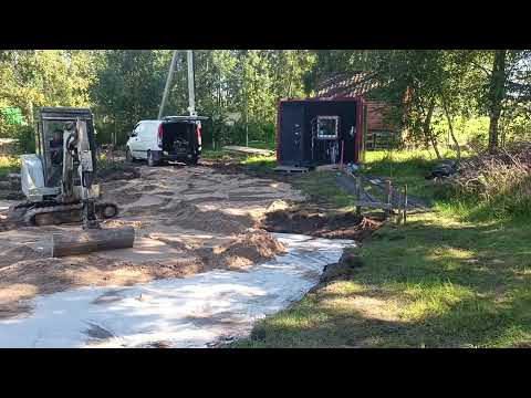 Видео: Этапы строительства дома на 188м² в поселке Янтарный Калининградской области от компании Амбер Хаус