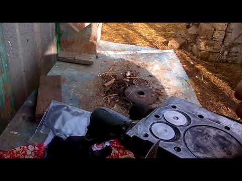 Видео: ремонт ДМ-1, перевод  на АИ92, замена клапана,шлифовка головки