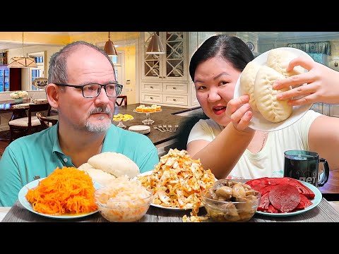 Видео: Мукбанг корейские салаты и пигоди / Как мы относимся к горнолыжке?/ Mukbang korean salads and pigody