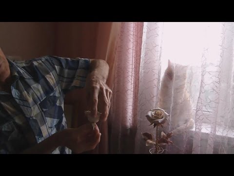 Видео: резьба по дереву урок 5 вырезаем листья под бутоном / Carving a wooden leaf part 5