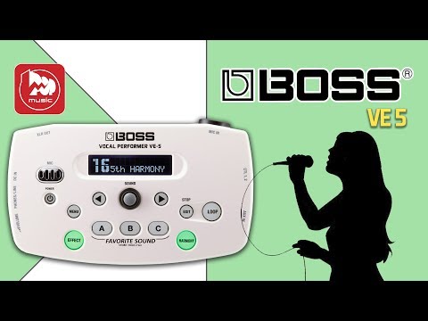 Видео: Вокальный процессор Boss VE-5 Vocal Performer