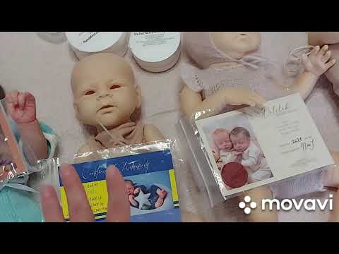 Видео: а у меня пополнение!😆 обзор на шикарные молды( кукла Реборн)