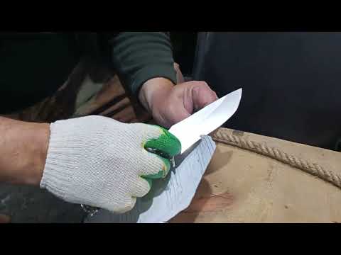 Видео: Тест ножа. Сталь М390 Bohler.