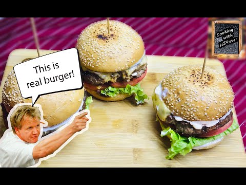 Видео: Как приготовить бургер по рецепту Гордона Рамзи дома! / How to Cook a Gordon Ramsay Burger at Home!