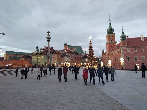Видео: Варшава : наше путешествие. Новый Год.
