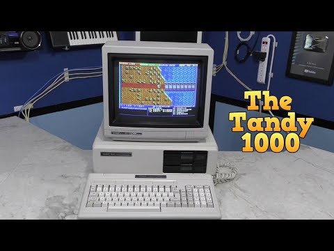 Видео: Tandy 1000 - Лучший MS-DOS Компьютер на 1984 год