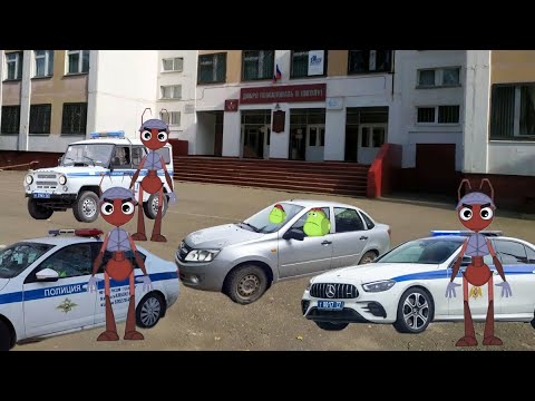 Видео: Гусеницы угнали машину