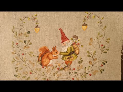 Видео: О вышивке и жизни. Serenita di campagna "Gnomo"