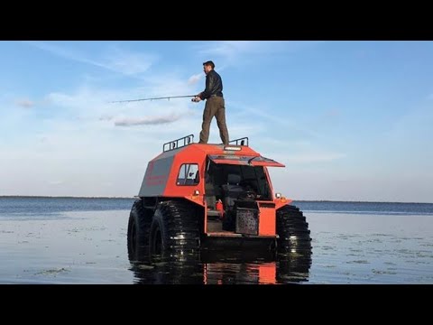 Видео: Очередное испытание в тайге бортоповоротного вездехода 4х4