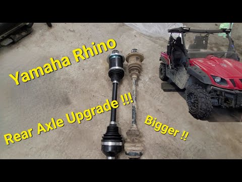 Видео: Замена заднего моста Yamaha Rhino!