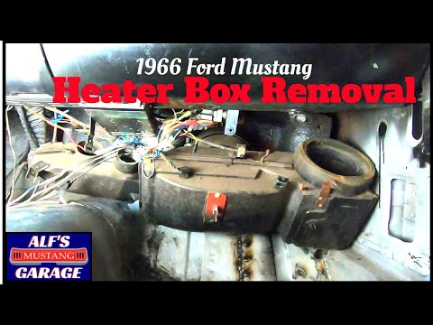 Видео: Снятие корпуса отопителя Ford Mustang 1966 года