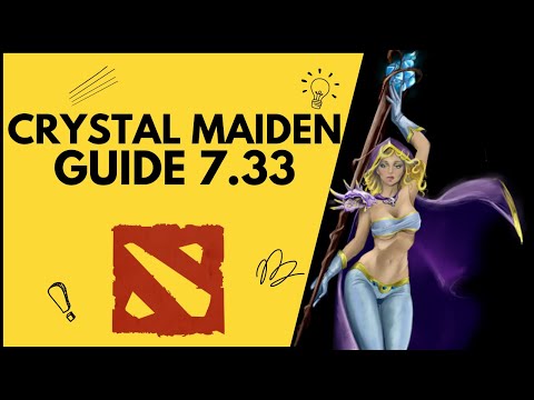 Видео: ГАЙД ДЛЯ НОВИЧКОВ: КРИСТАЛ МАЙДЕН/CRYSTAL MAIDEN Dota 2[7.33]
