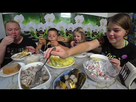 Видео: мукбанг рыбный день 🤤