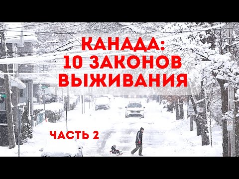 Видео: 10 законов выживания в Канаде - часть 2