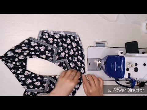 Видео: ёкали куйлак бичиб тикамиз 52 размерда Шьём платье воратник Sewing a collar dress