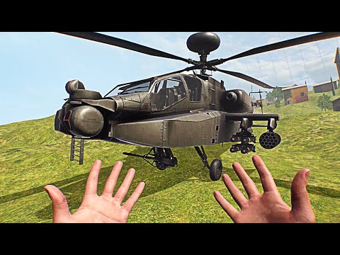 Видео: Боевой вертолет - Boneworks