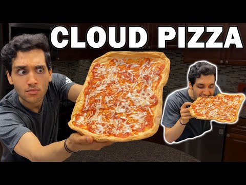 Видео: ГИГАНТСКАЯ ОБЛАЧНАЯ ПИЦЦА || Низкокалорийная, высокобелковая пицца из облачного хлеба