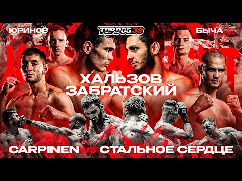 Видео: Хальзов VS Забратский, Carpinen VS Стальное Сердце, Юринов VS Быча | TOP DOG 38, Казань