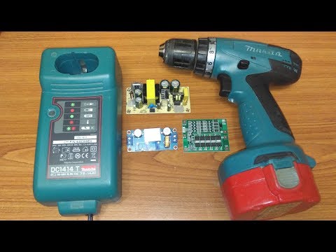 Видео: Переделка шуруповерта Makita 6281D с Ni Cd на Li Ion аккумуляторы