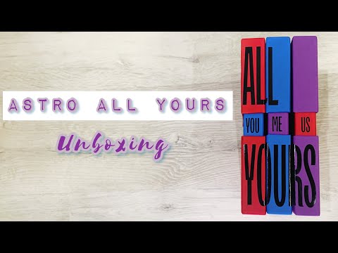 Видео: ✨ Распаковка альбома Astro (아스트로) All Yours // Astro Unboxing ✨