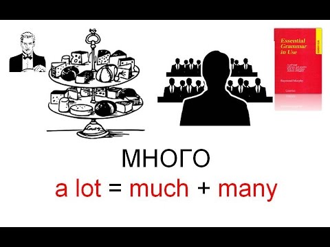 Видео: Как сказать 'Много' - a lot/much/many