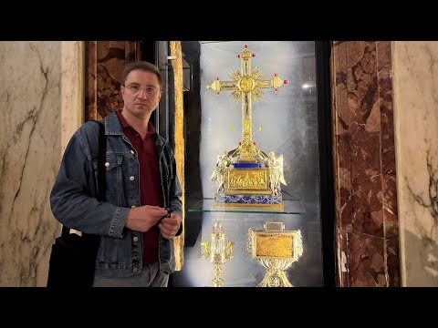 Видео: Святыни Рима. Святая Лестница, Базилика Креста, Колизей, Римский Форум, Рака святой Елены и др.