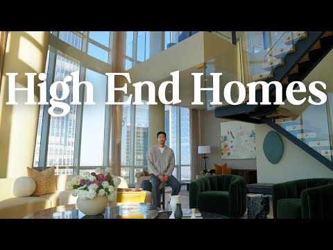Видео: Элитные дома | Экскурсия по двухэтажному стеклянному пентхаусу стоимостью 22 000 000 долларов в H...