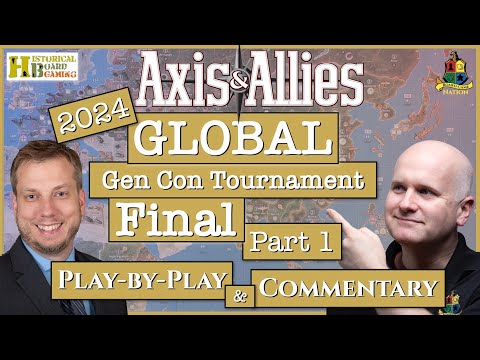 Видео: Ось и союзники — ФИНАЛ ГЛОБАЛЬНОГО турнира — Gen Con 2024 — Часть 1