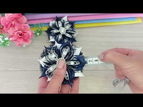 Видео: DIY/ 🎀 Продажи обеспечены/  ИДЕЯ ШКОЛЬНЫХ бантиков из узкой атласной ленты🎀baby bow idea