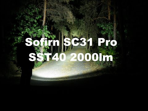 Видео: Sofirn SC31 Pro новая версия на SST40 2000LM  против SP32A, SP33v3.0, SP40, C8A,