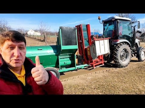Видео: Купив новий гарбузовий комбайн! Огляд та транспортування + сівалка УПС для гарбуза