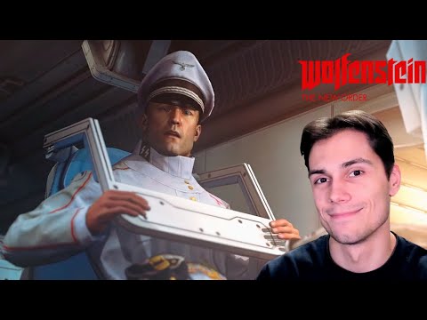 Видео: Я на Луне | Wolfenstein The New Order #7