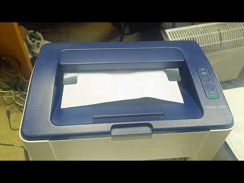 Видео: Xerox phaser 3020, мигает тонер красным индикатором, не печатает. Решаем проблему, тестируем.