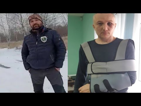 Видео: Егерь опять избил охотника!!! Беспредел по Рязански.