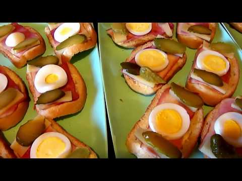 Видео: Бутерброды по-чешски или хлебички