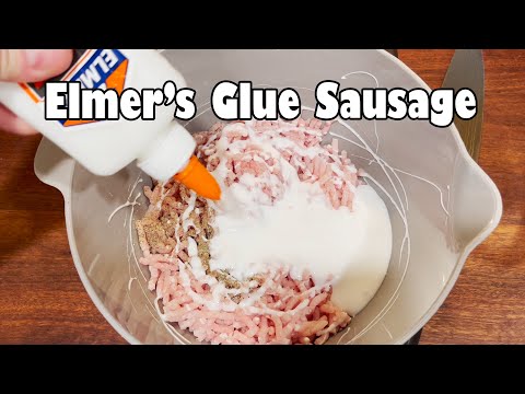 Видео: Колбаса Элмера с клеем