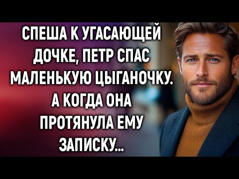 Видео: Спеша к угасающей дочке, Петр спас маленькую цыганочку. А когда она протянула ему записку…