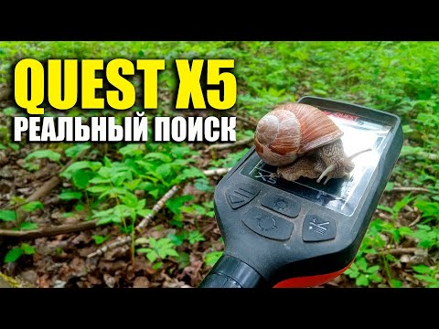 Видео: РЕАЛЬНЫЙ ПОИСК с металлоискателем QUEST X5