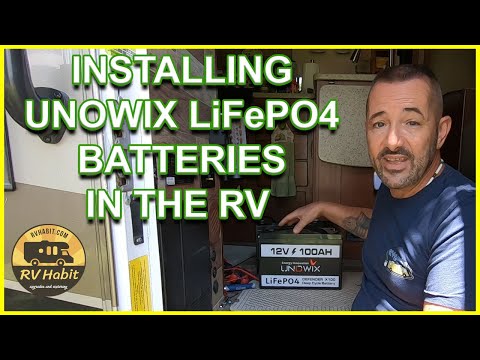 Видео: Установка литиевых аккумуляторов в автодом – Доступные LiFePO4 аккумуляторы Unowix – Модернизация...