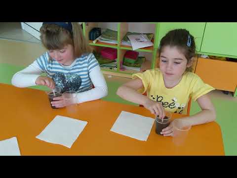 Видео: Експеримент - "Пречистване на вода"