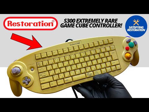 Видео: Восстановление клавиатуры Gamecube - пожелтевший пластик Retrobright
